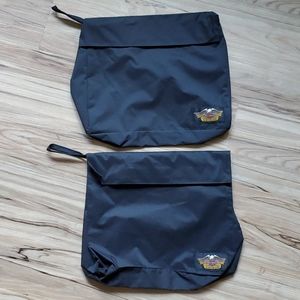2 Harley rain gear bags